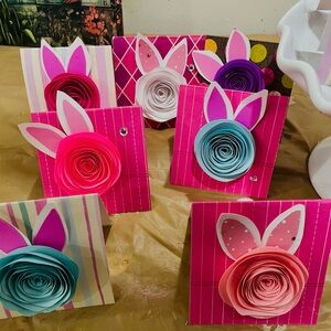12 3D Bunny thank you Cards